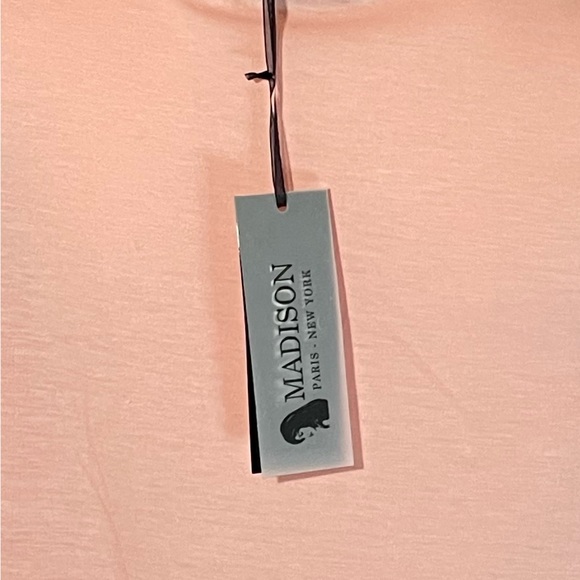 Madison Size Medium M Valentina Rhinestone Heart Tassels Pink Love Top NWT - Picture 12 of 12